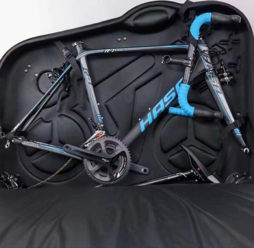 輪行ハードケース　自転車用　ナイロンケース ブラック