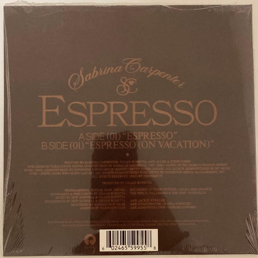 Sabrina Carpenter / Espresso 限定カラー7インチ