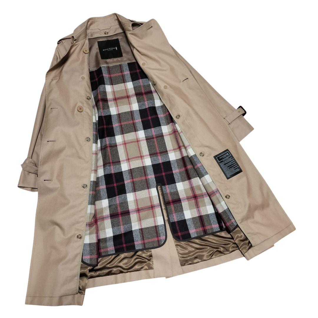 MACKINTOSH LONDON トレンチコート ライナー付 L 2ウェイ