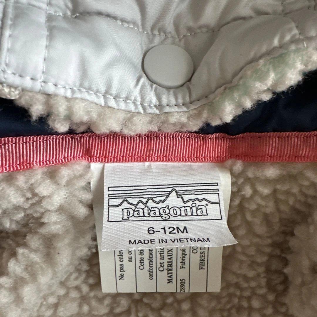 patagonia リバーシブルアウター 6-12M