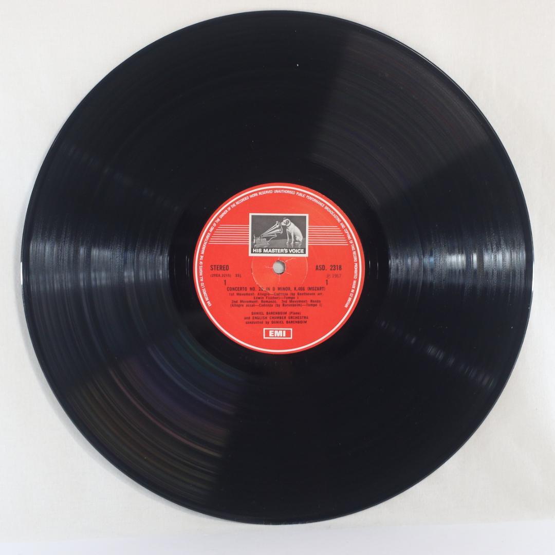 英LP MozartPianoConcertos DanielBarenboim