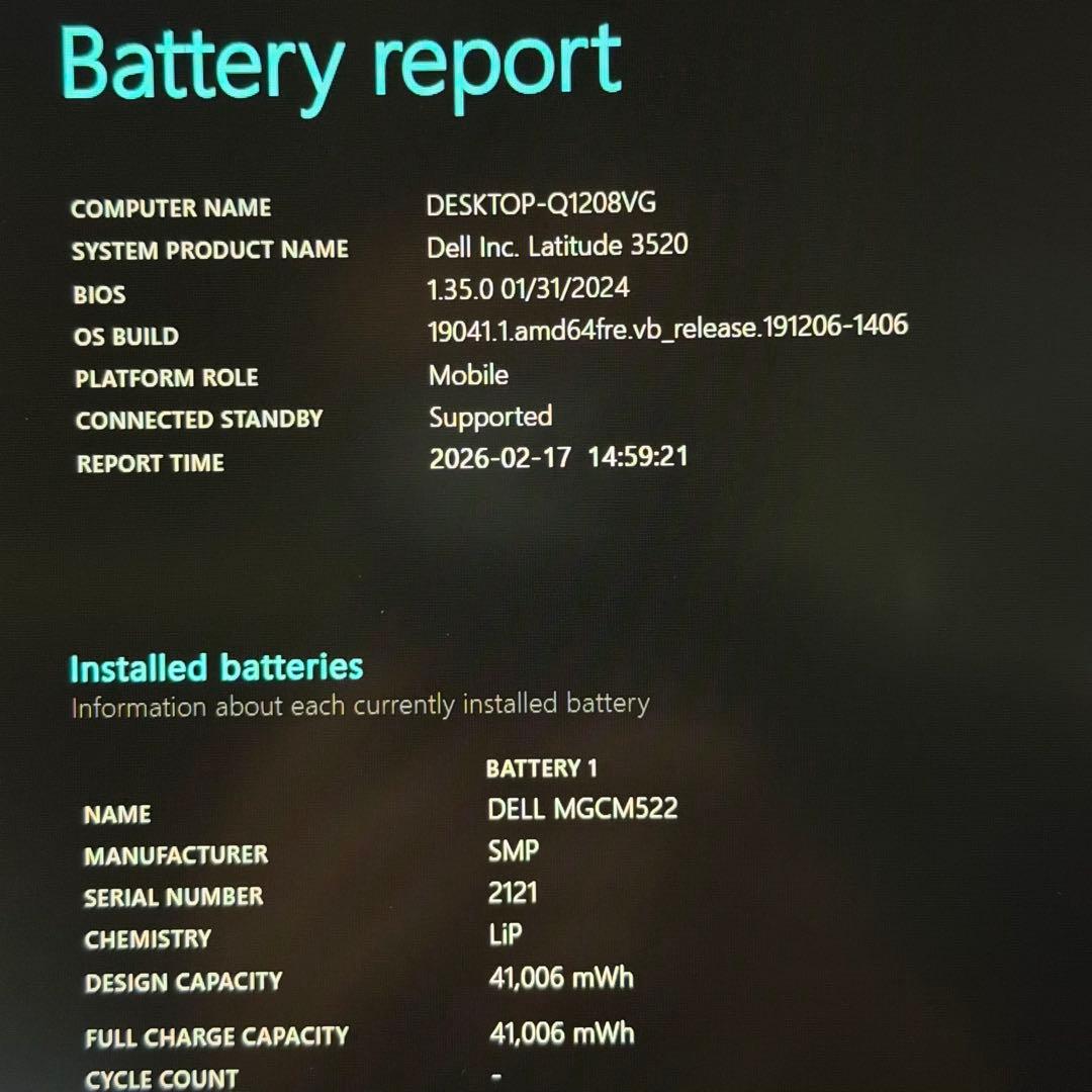 Windowsノート本体 09.Latitude3520 / i5-11/ 16GB/ 512GB