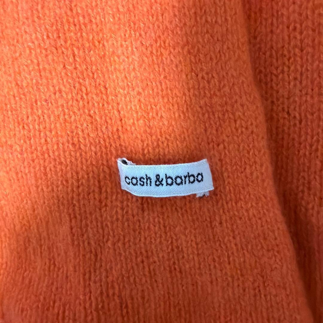 cash&barba キャッシュベイビー ストール H Orange マフラー
