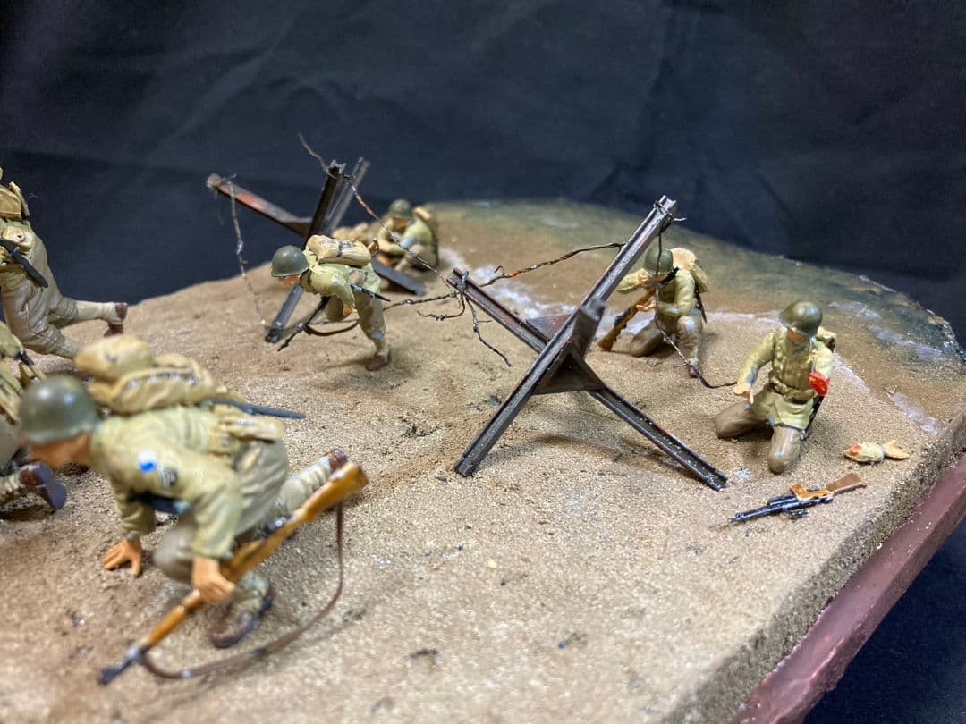 D-Day Omaha Beach ミリタリー　ジオラマ