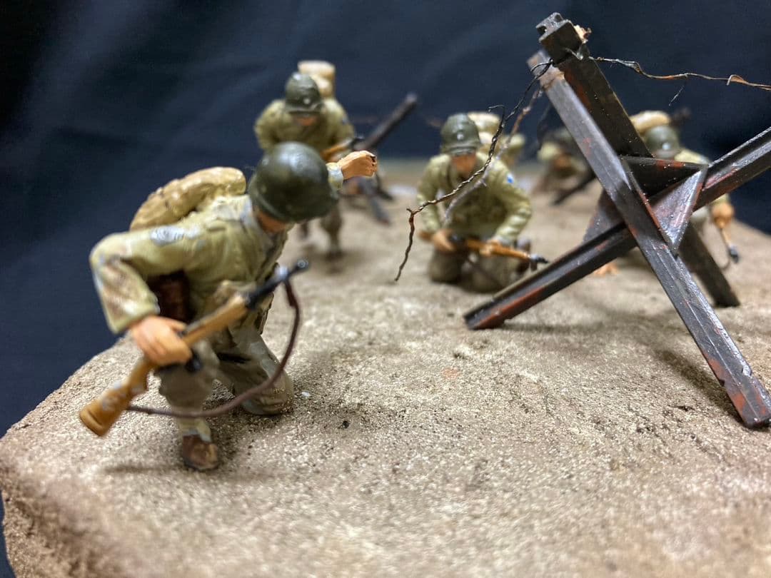 D-Day Omaha Beach ミリタリー　ジオラマ