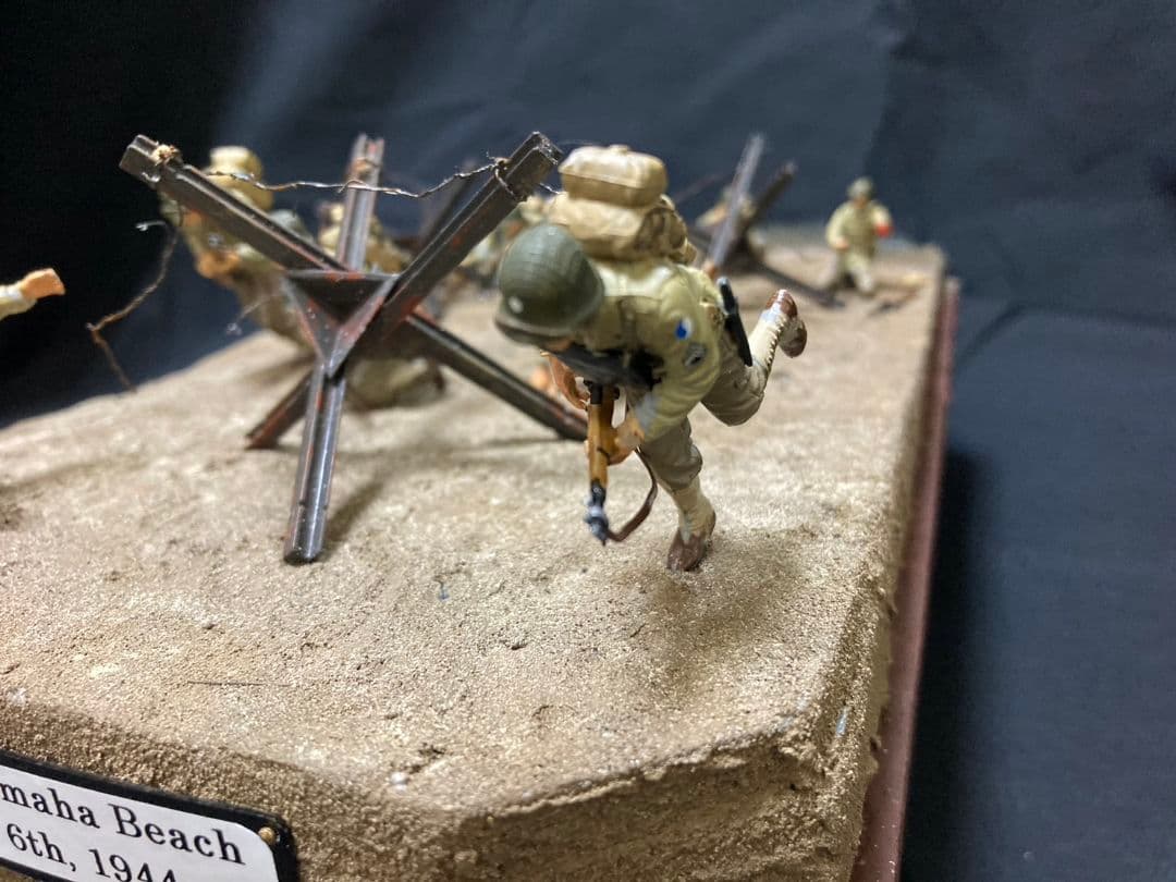 D-Day Omaha Beach ミリタリー　ジオラマ