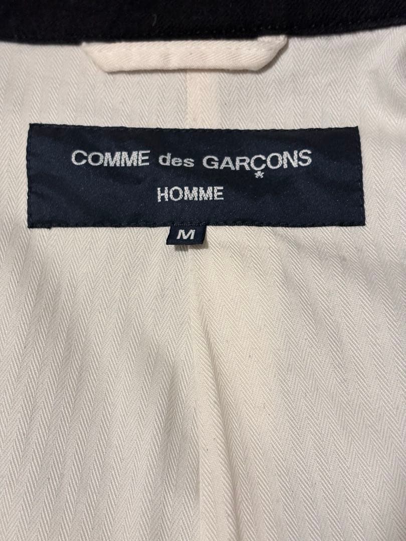 COMME des GARCONS HOMME ウールサージ製品縮絨JKT