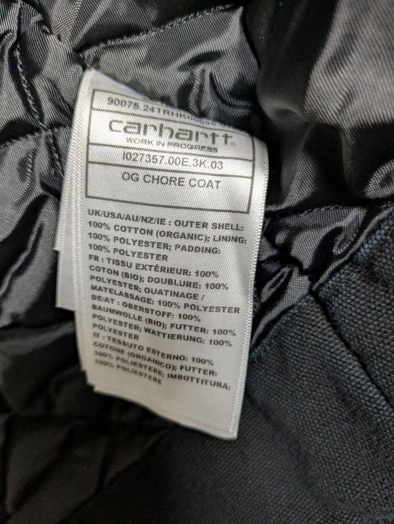 【新品】Carhartt WIP カーハート OG CHORE COAT チョア