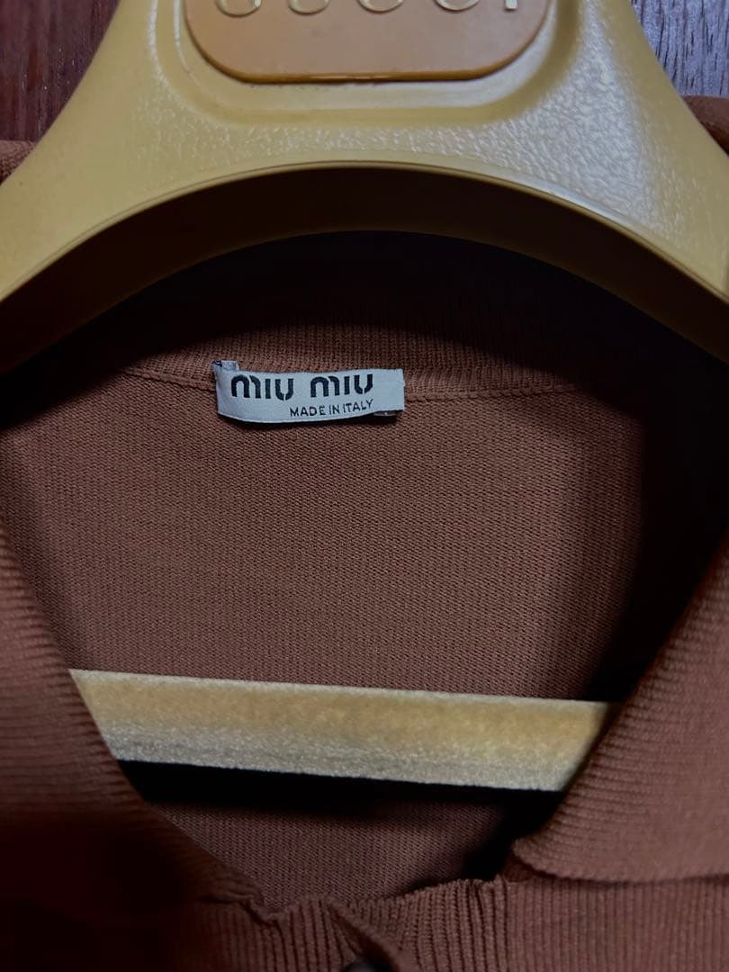 miumiu ポロシャツ　ミュウミュウ