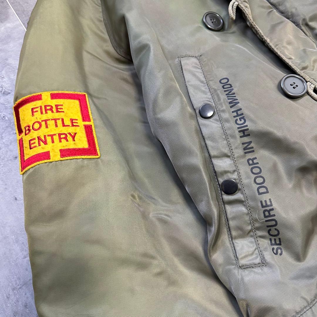 カ*キ様 希少 avirex N-3B art ペイント プリント モッズコート