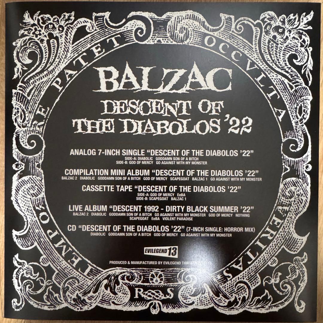 BALZAC DESCENT OF THE DIABOLOS '22 限定BOX