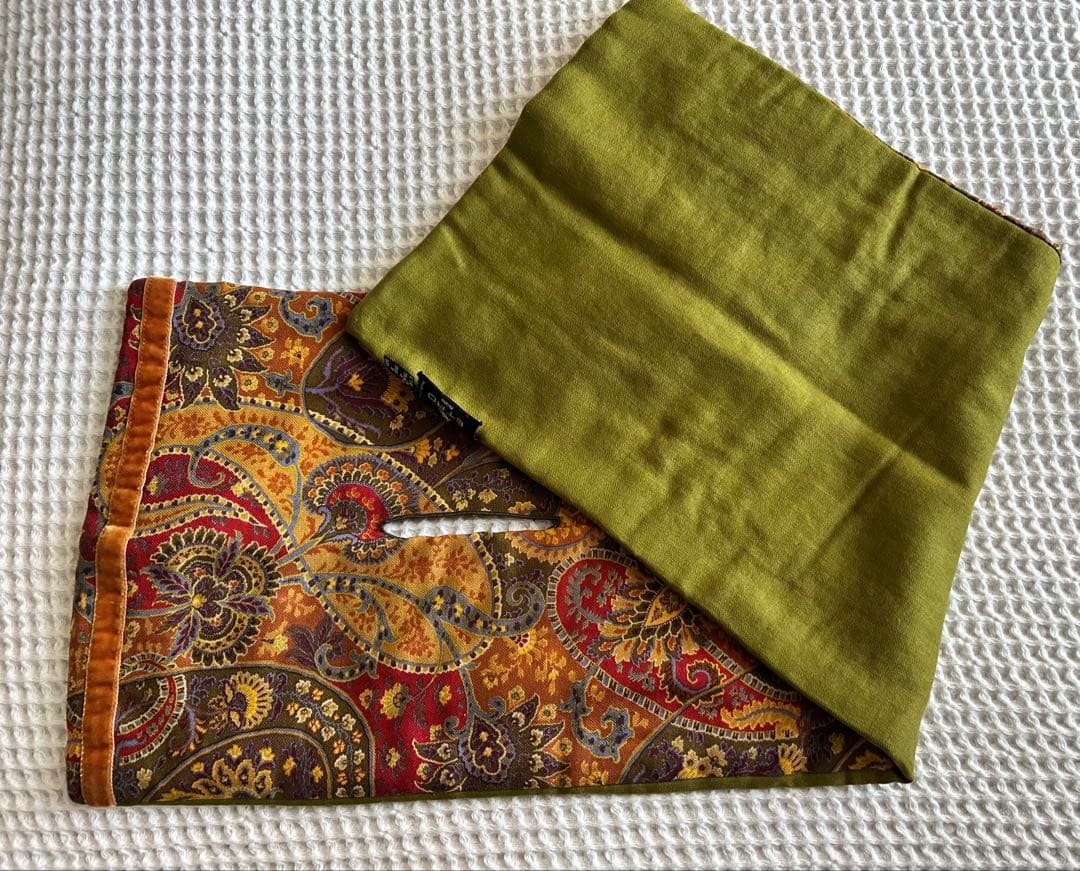 ETROウールシルク混ストール