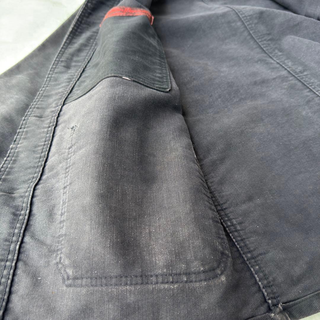 50’s French Black Moleskin
