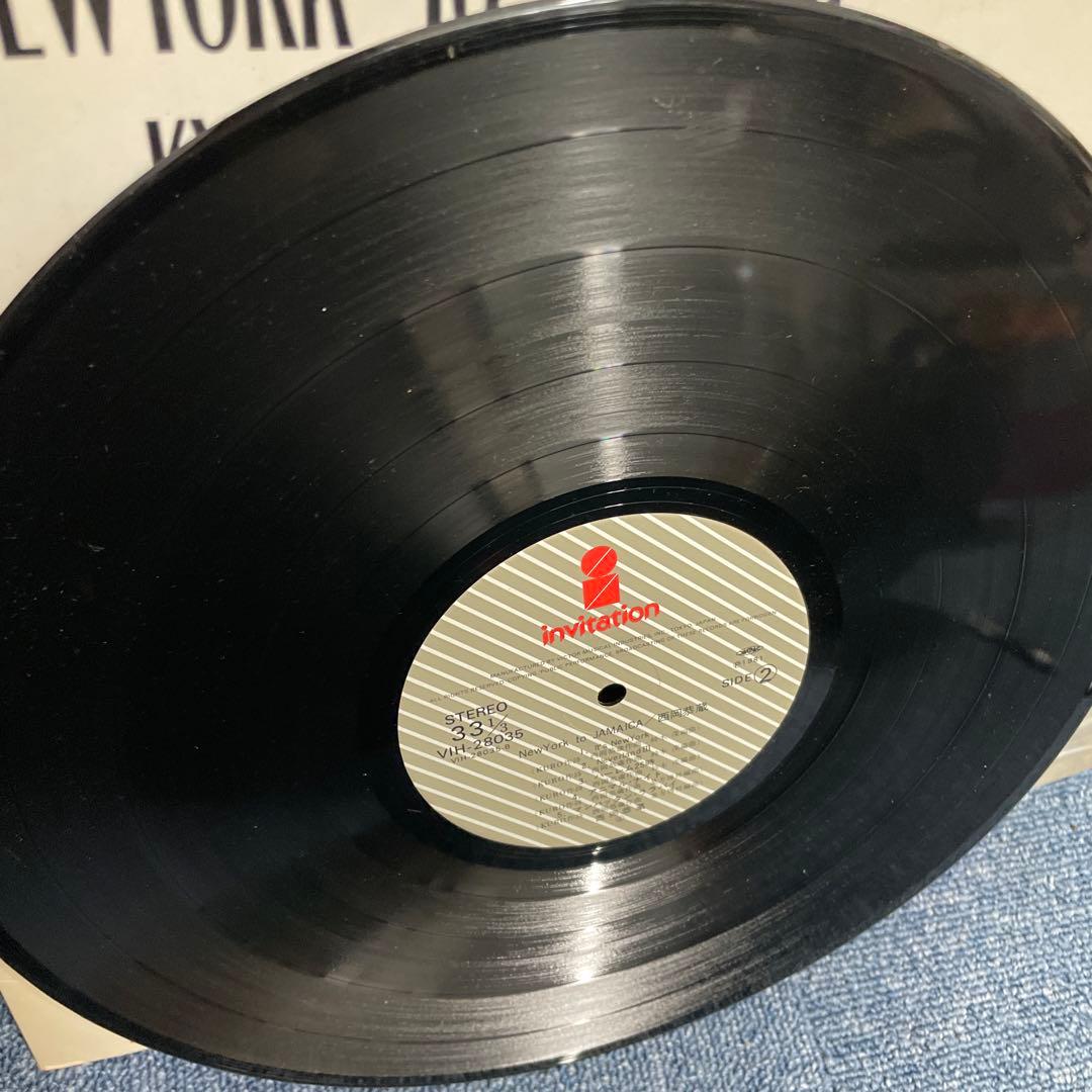 【当時物】NewYork to Jamaica 西岡恭蔵　LPレコード