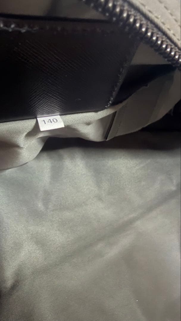 PRADA グレー ボストンバッグ