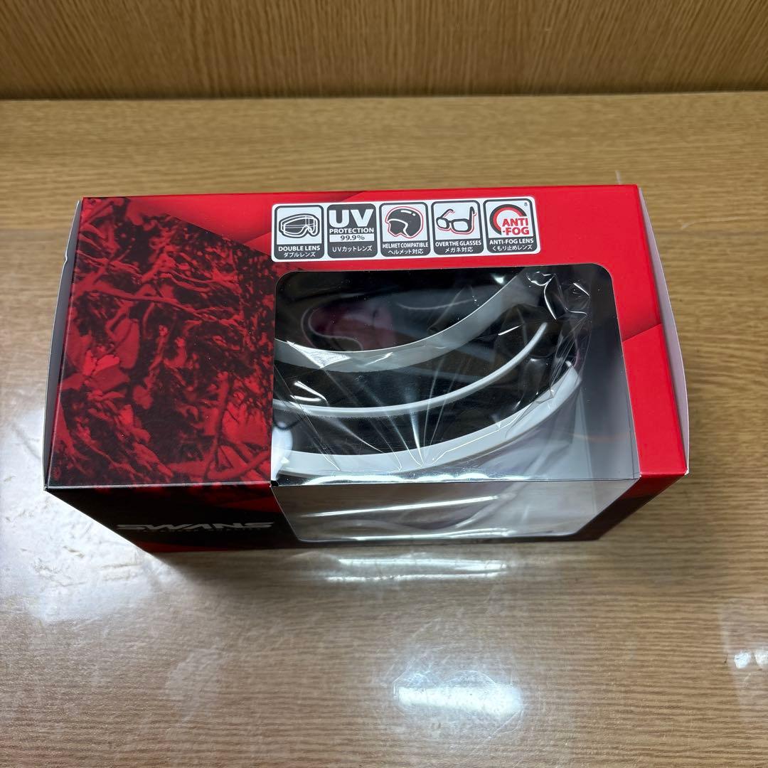 新品 SWANS 180-MDH-P1 2025 スキーゴーグル ホワイト