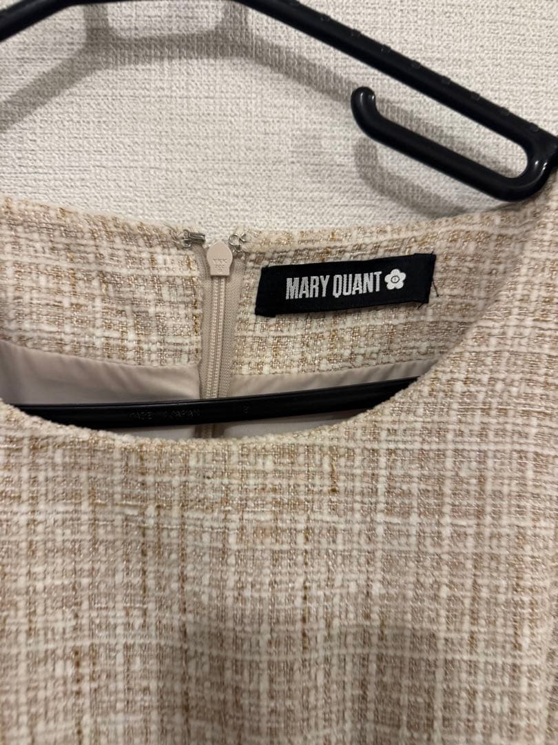 MARY QUANT ベージュ ワンピース