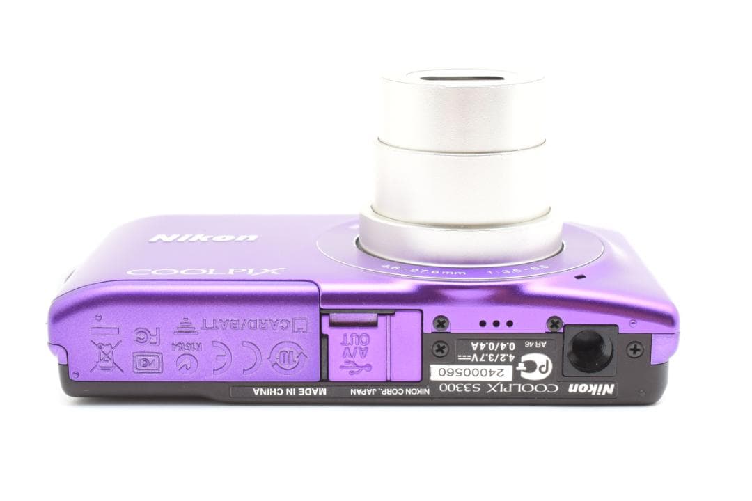 Nikon COOLPIX S3300 コンパクトデジタルカメラ パープルニコン