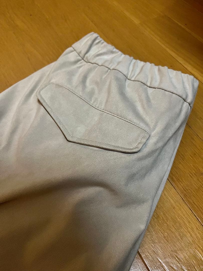HERNO エコスエード カーゴパンツ アイボリー