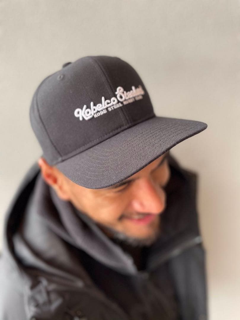 希少 adidas 神戸製鋼コベルコスティーラーズ グッズ キャップ ロゴ 黒白