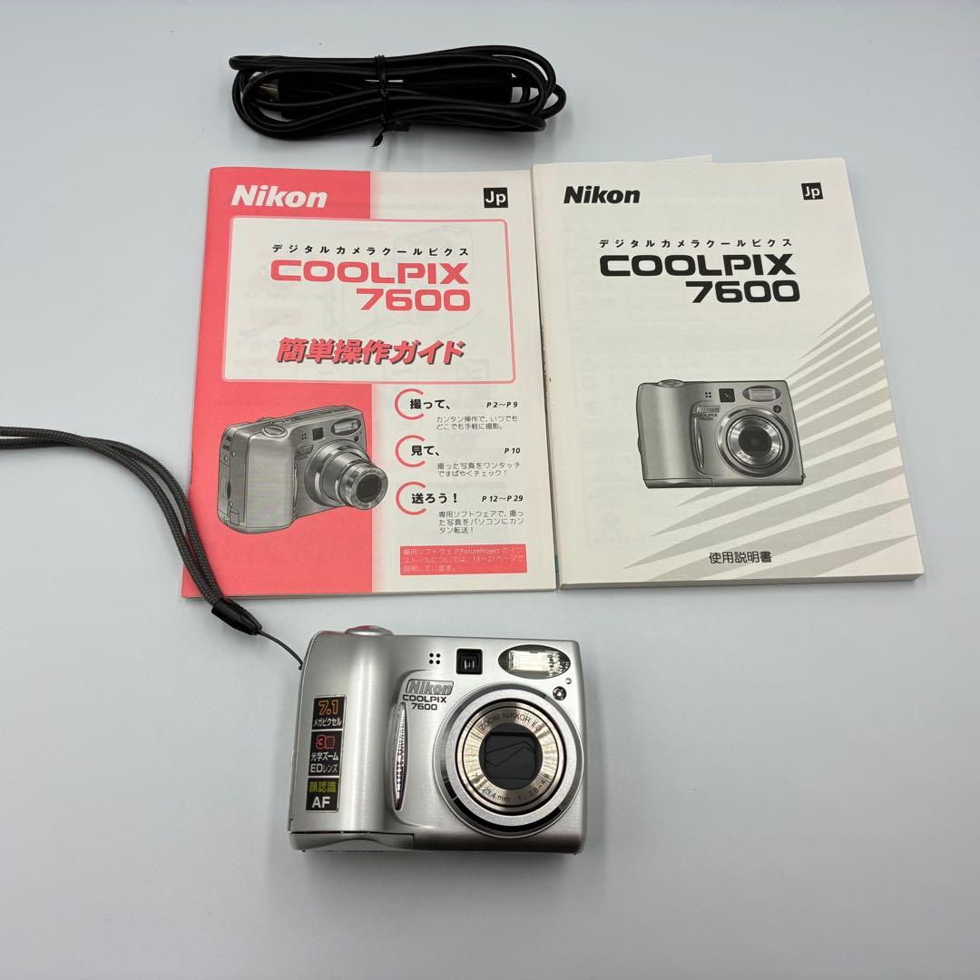 美品★ Nikon COOLPIX E7600 動作品 平成レトロ CCD 名機