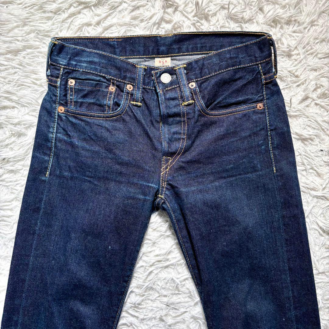 【美品】RRL ストレートデニム　USA製　24 赤耳　セルヴィッジ　ビンテージ