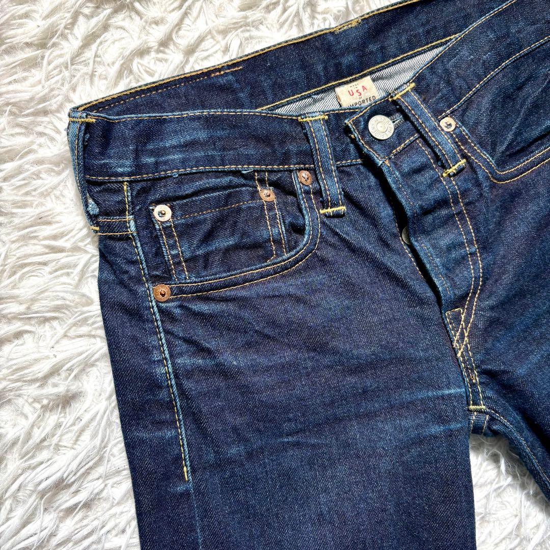 【美品】RRL ストレートデニム　USA製　24 赤耳　セルヴィッジ　ビンテージ