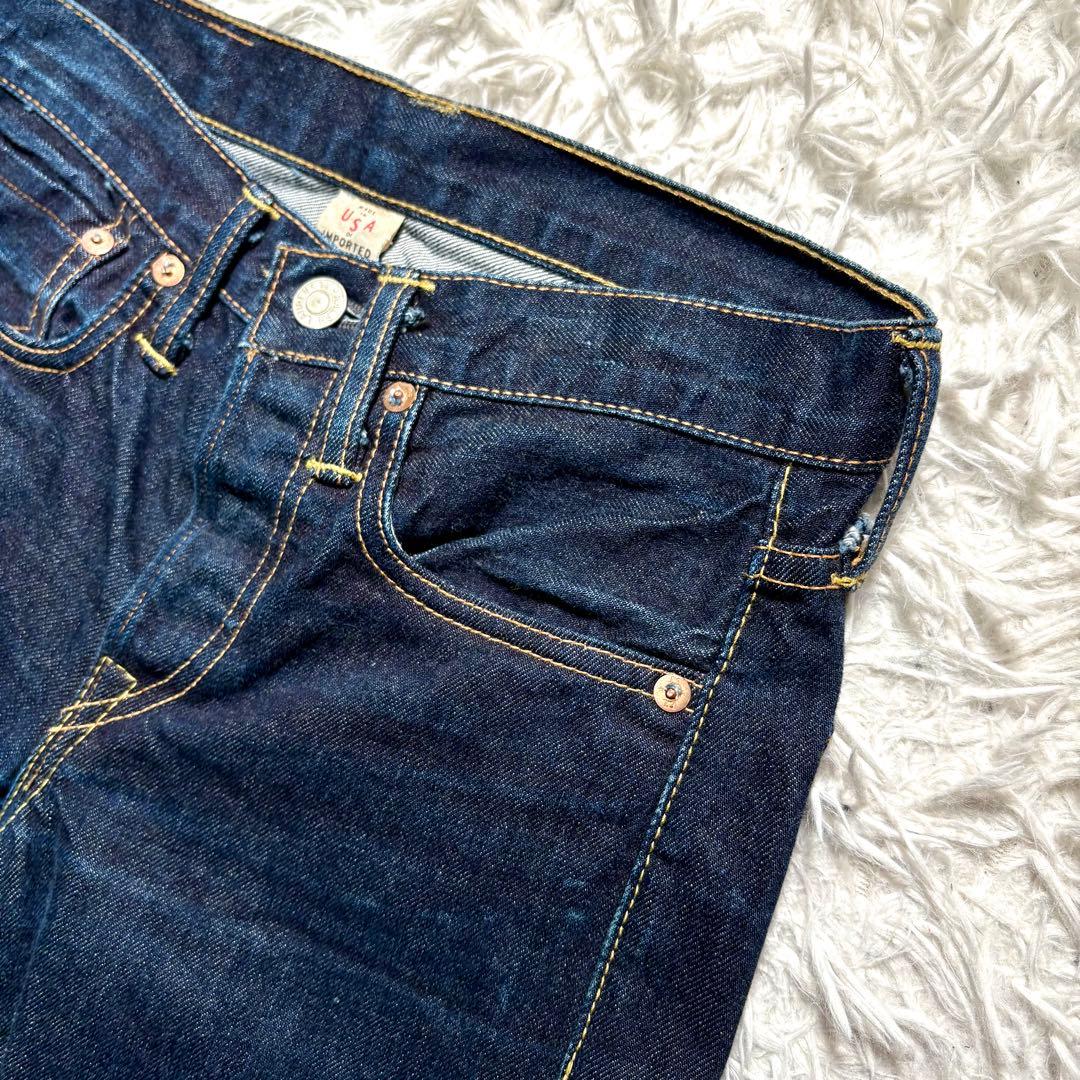 【美品】RRL ストレートデニム　USA製　24 赤耳　セルヴィッジ　ビンテージ