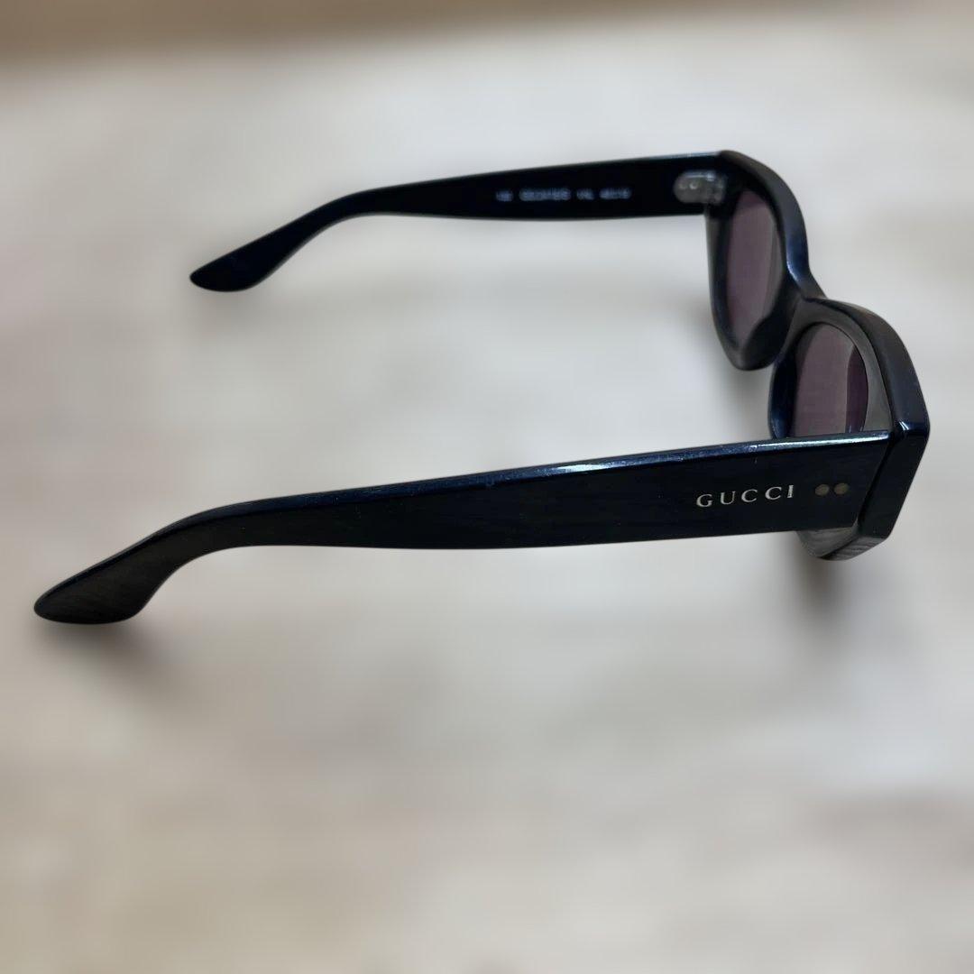 GUCCI ブルー キャットアイ サングラス