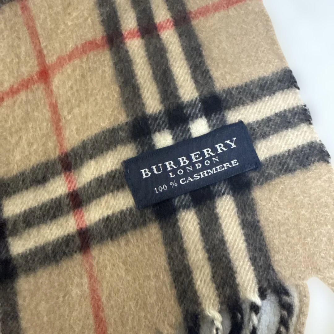 BURBERRY LONDON ノバチェック　カシミヤ100% マフラー