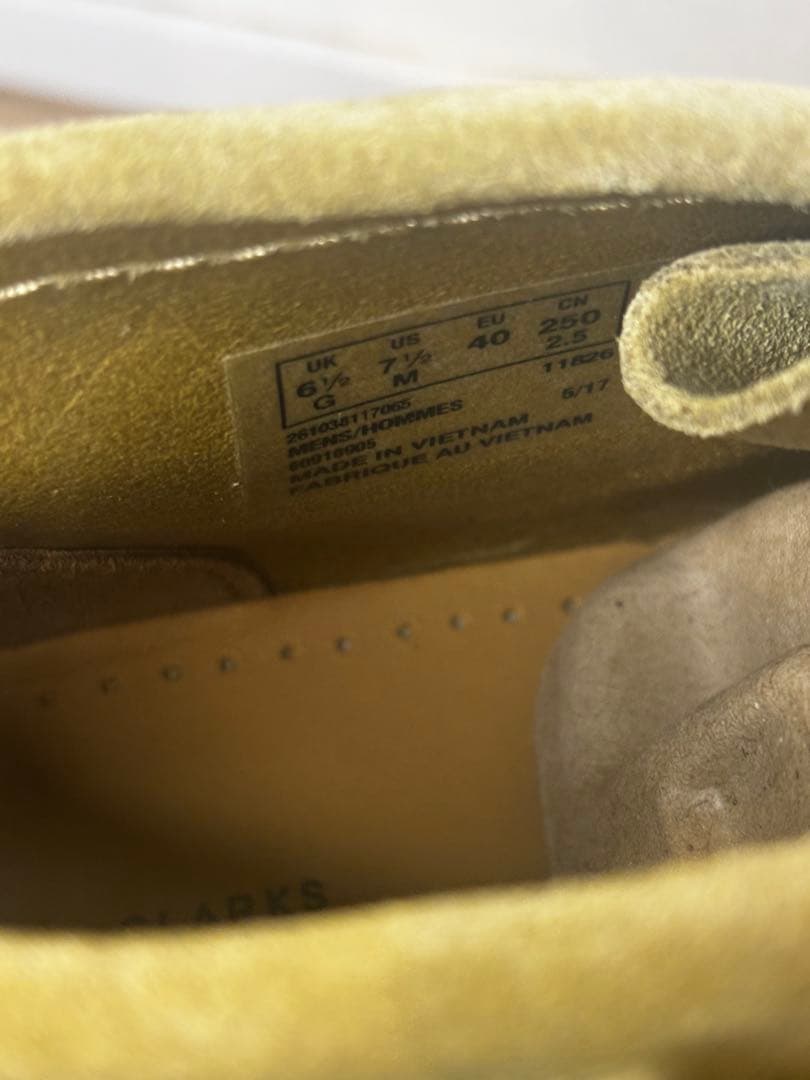 ス*ツ様 Clarks クラークスワラビー(最終値下げ) 引越しのため3/5で出