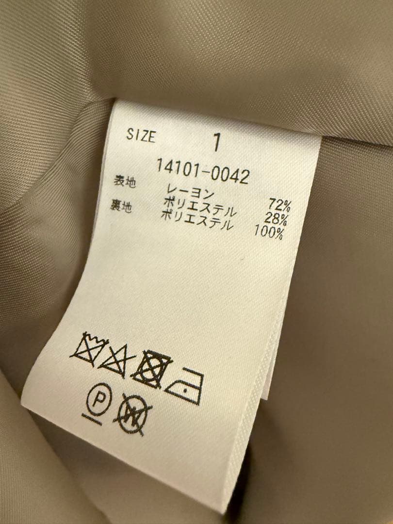 ジャケット・アウター CLANE BACK GATHER DRESS TRENCH COAT