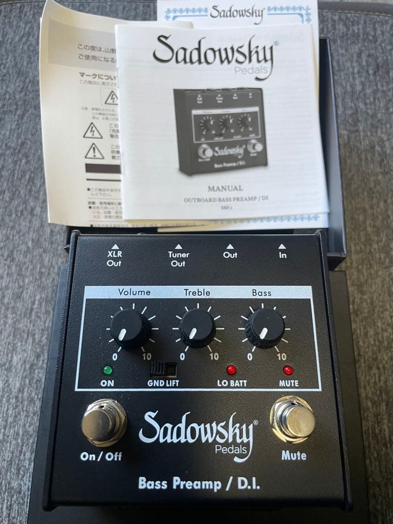 ベース Sadowsky Bass Preamp sbp-1 BassPreamp