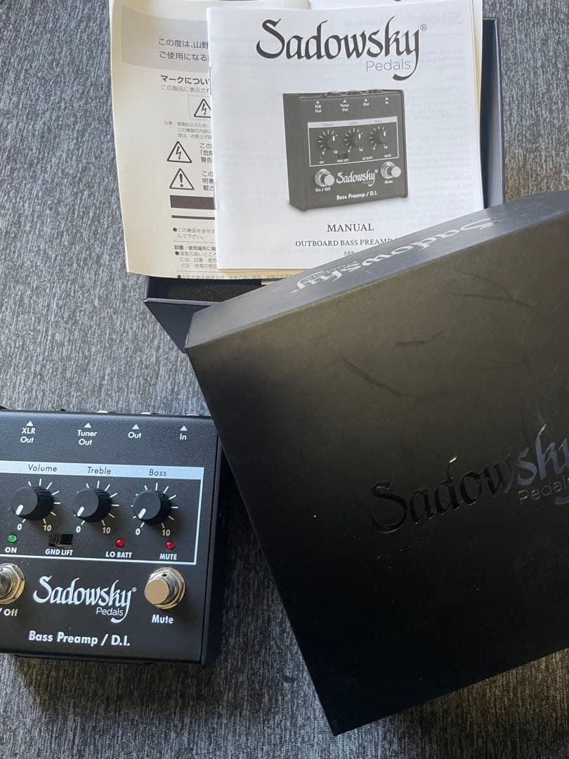 ベース Sadowsky Bass Preamp sbp-1 BassPreamp