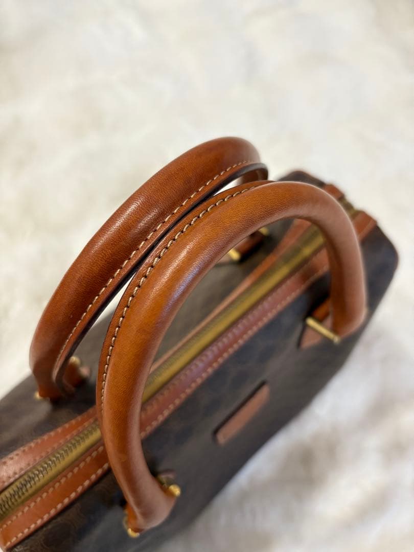 CELINE ヴィンテージ ボストン バッグ ハンドバッグ セリーヌ