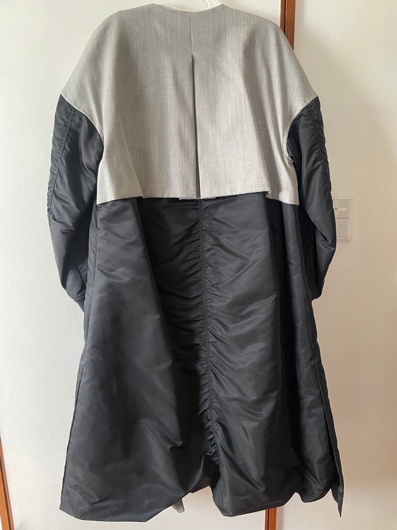 ENFOLD ナイロンツイルミックスファブリック コート ＭＭ6 ハイク