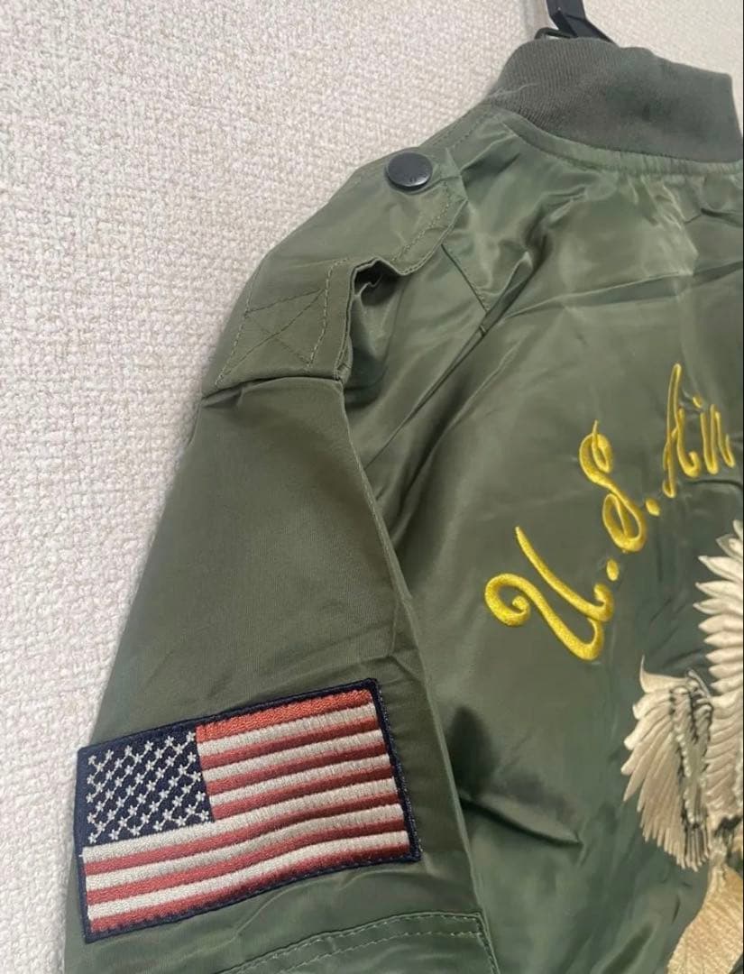 U.S.AIR FORCE エアフォース ジャケット オリーブグリーン　X L
