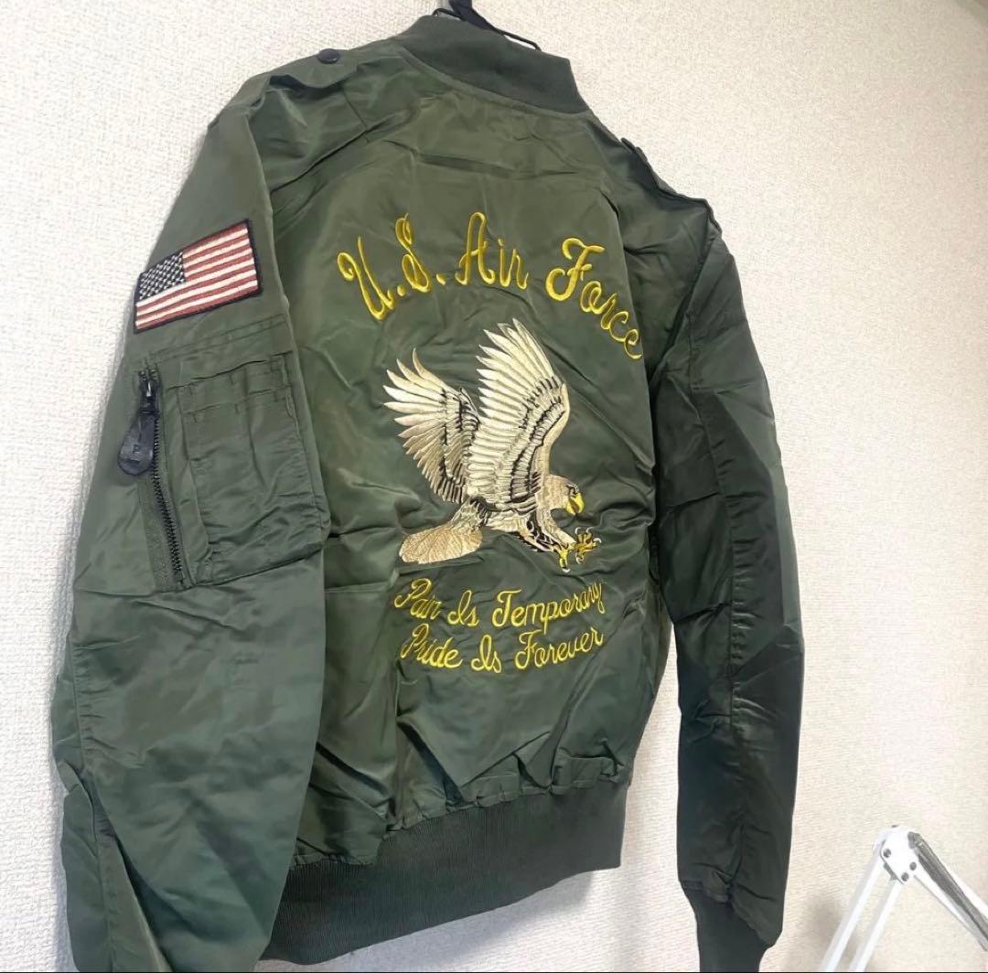 U.S.AIR FORCE エアフォース ジャケット オリーブグリーン　X L