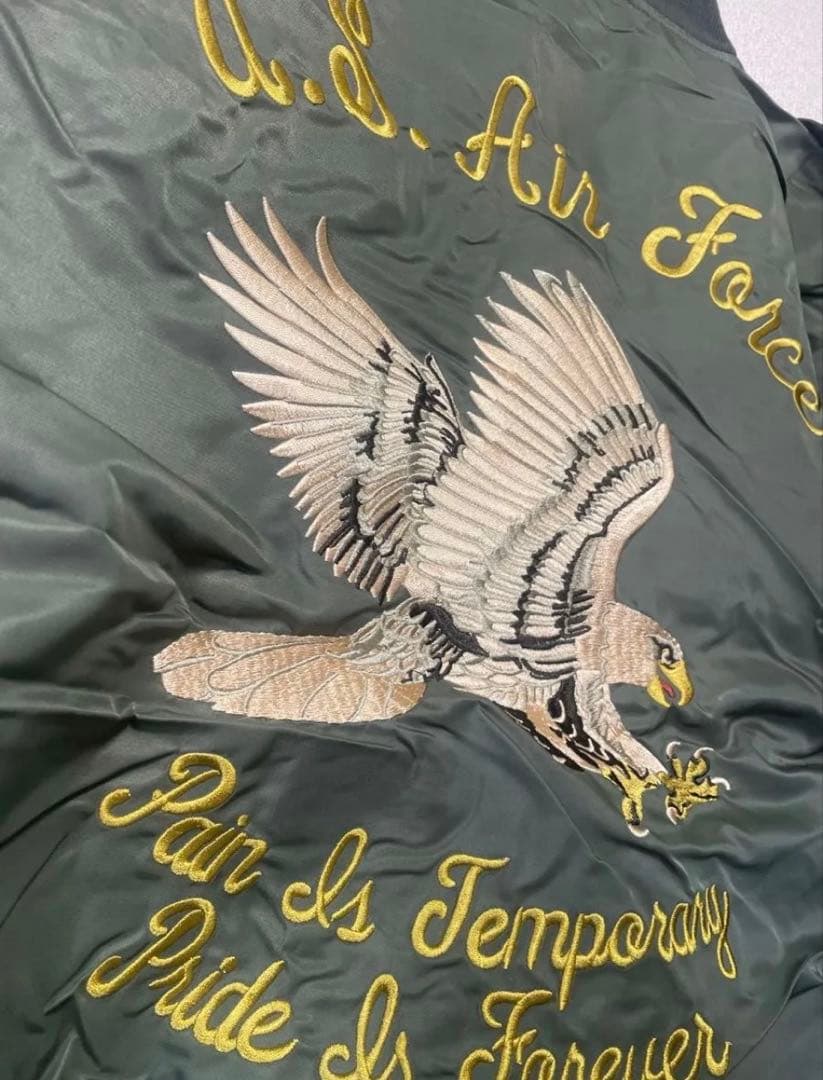 U.S.AIR FORCE エアフォース ジャケット オリーブグリーン　X L