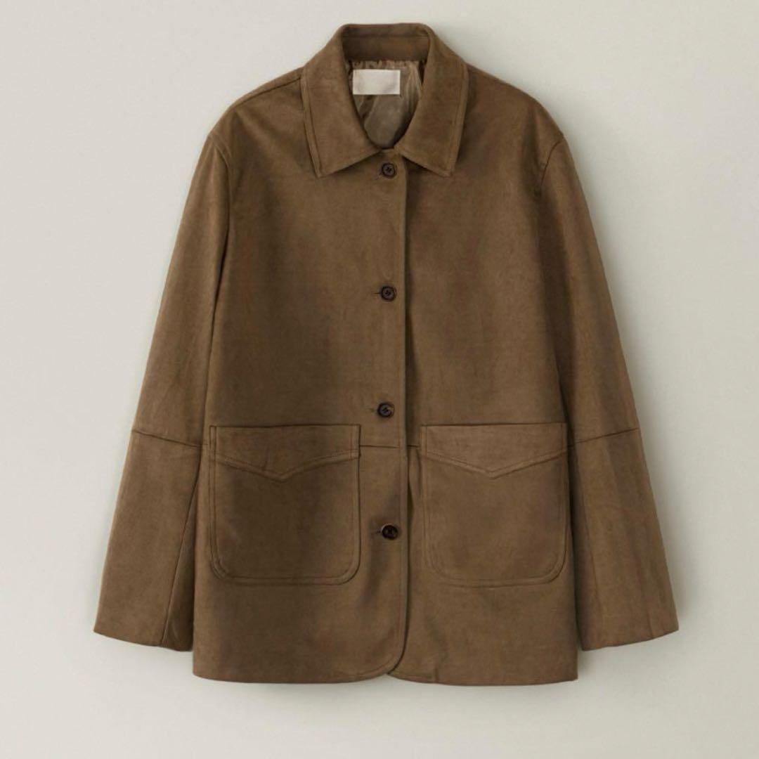 ジャケット・アウター ohotoro Henry Suede Jacket beige