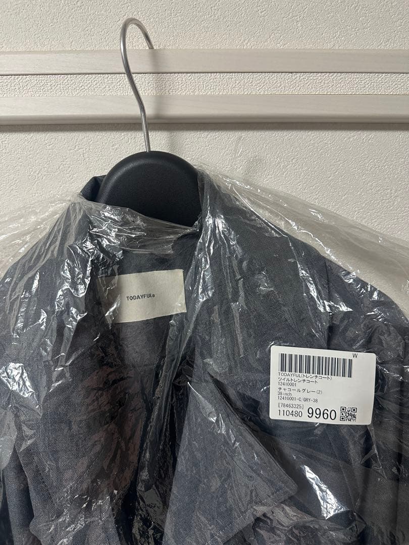 【新品未使用】TODAYFUL Twill Trench Coat 38