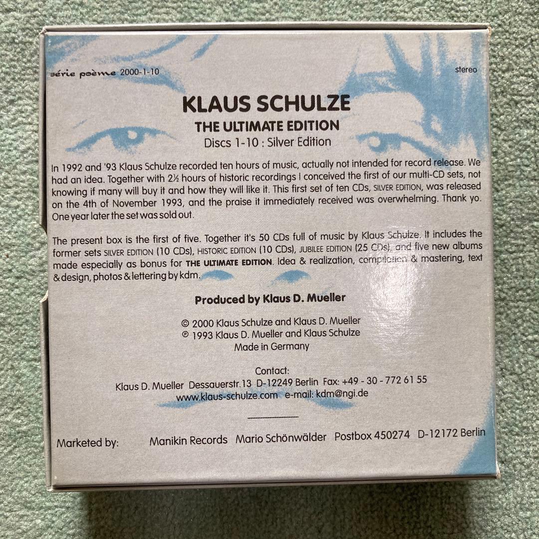 洋楽 Klaus Schulze The Ultimate Edition 10CD