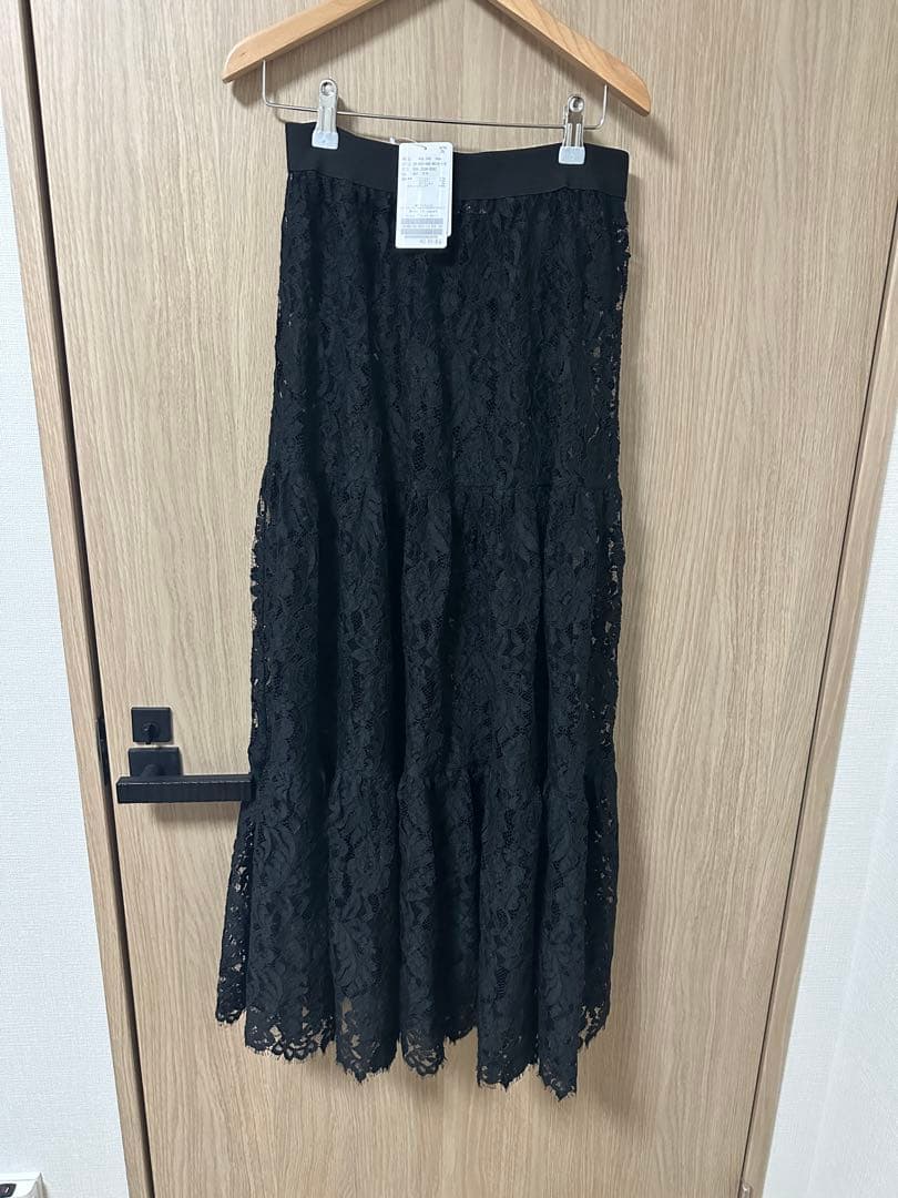 新品 Deuxieme Classe *Lace Tiered スカート 36