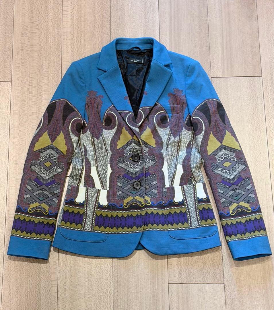 ETRO エトロ　柄ジャケット　テーラードジャケット　 イタリア製