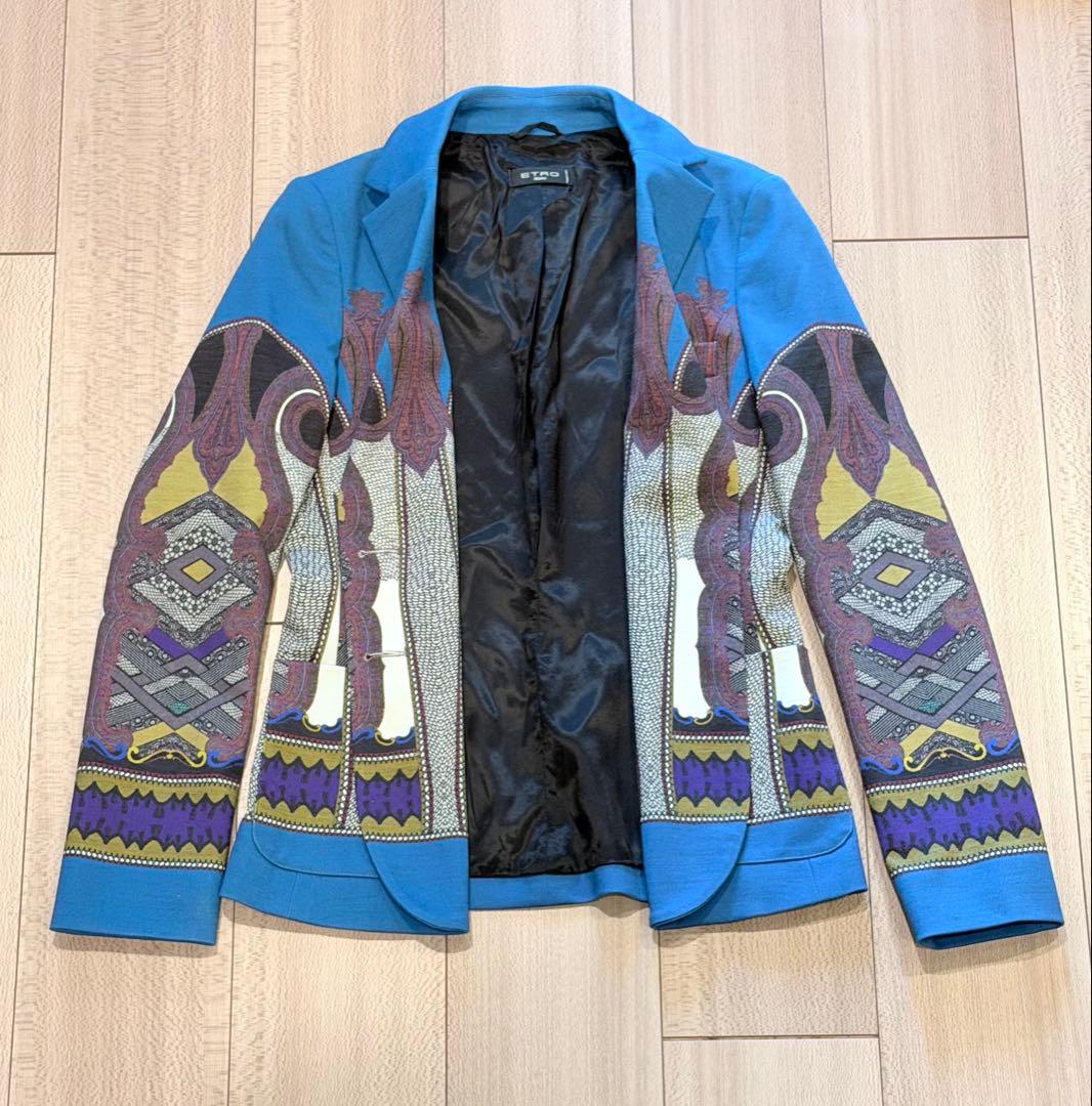 ETRO エトロ　柄ジャケット　テーラードジャケット　 イタリア製
