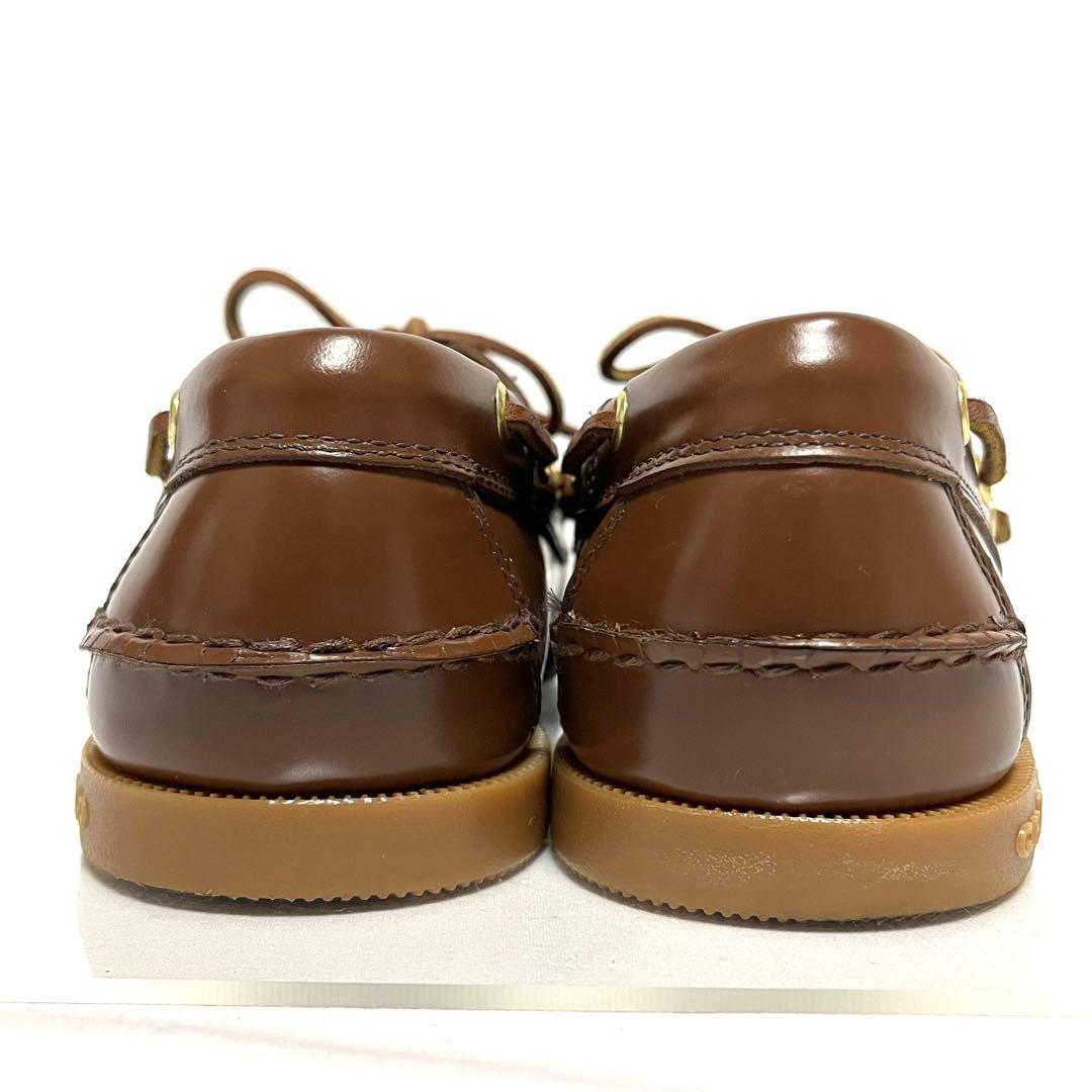 ★美品★ジーエイチバス★デッキシューズ★42(26cm)★茶　ブラウン★