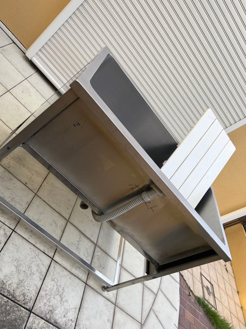 【ぴっころ！】トリミング用シンク1200サイズ排水ホース・すのこ付