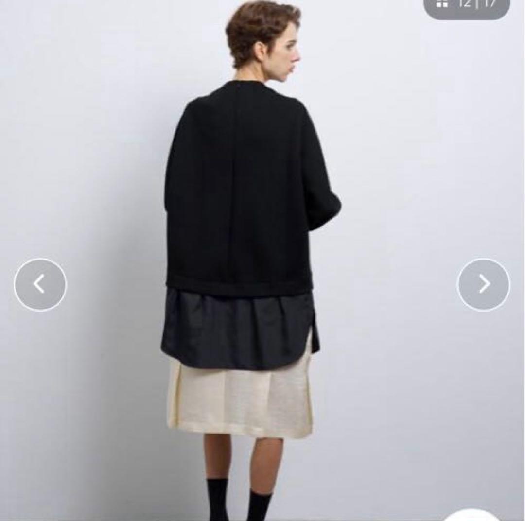 即日発送！新品 ランバンオンブルー レイヤードコンビワンピース