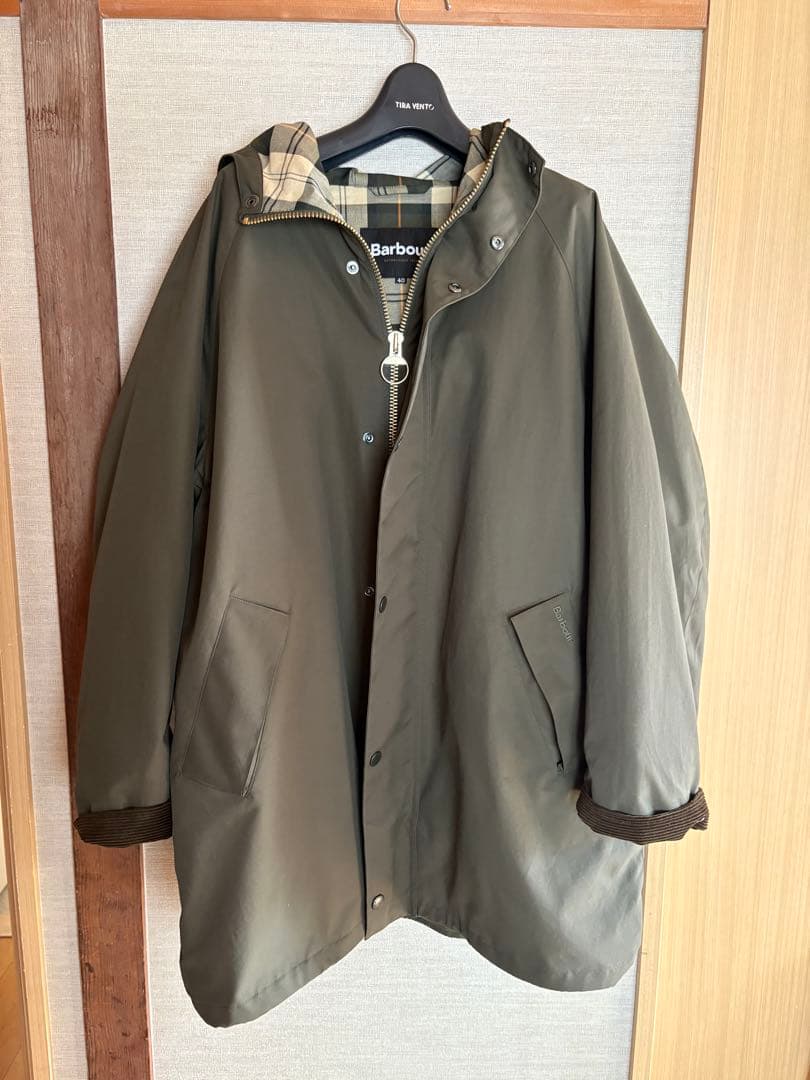 Barbour モッズコート ノンオイルオリーブ色　定価半額以下