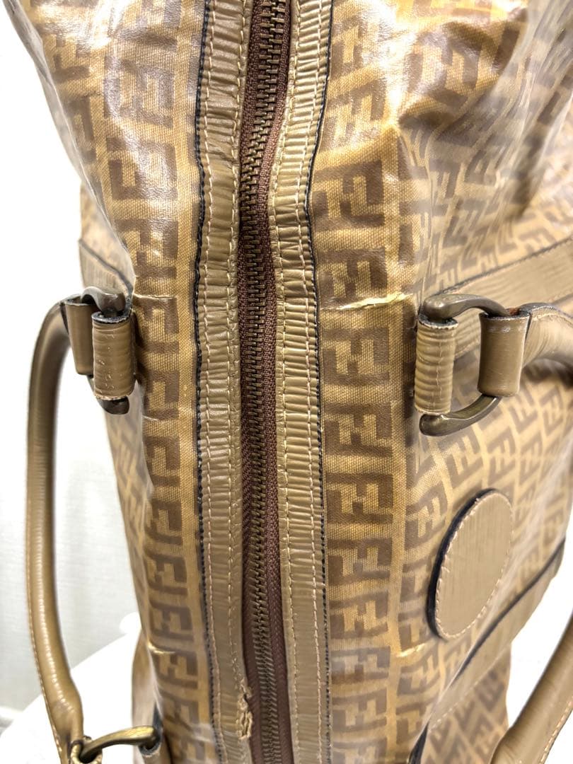 【FENDI】 フェンディ ボストンバッグ ヴィンテージ ズッキーノ